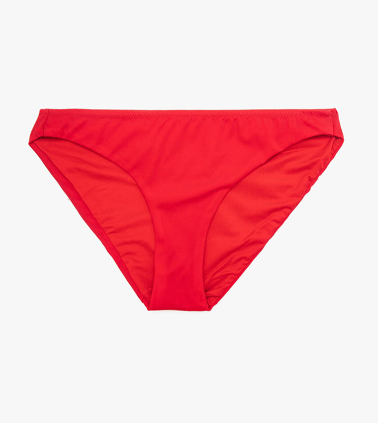 Buy Koton Solid Bikini Brief In Red 6thStreet Kuwait