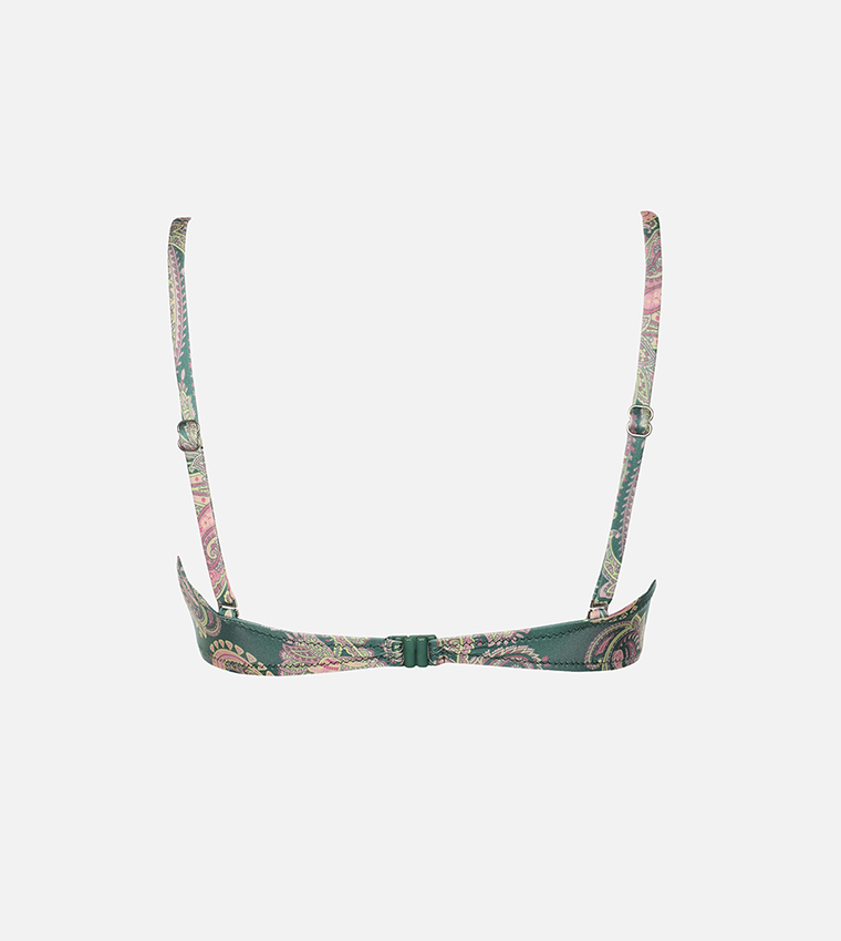 Buy Trendyol Buckle Detailed Bikini Top In Multiple Colors Thstreet