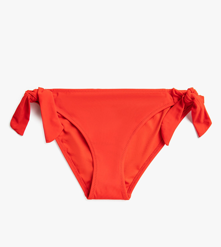 Buy Koton Tie Up Bikini Brief In Red Thstreet Uae