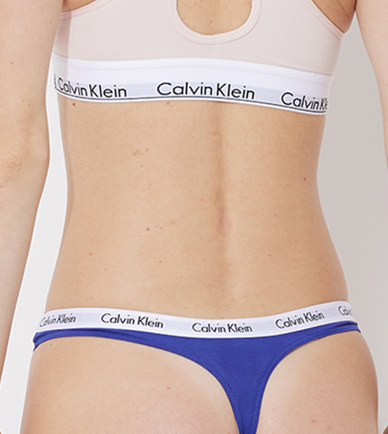 Buy Calvin Klein Pack Of Logo Waistband Bikini Briefs In Multiple