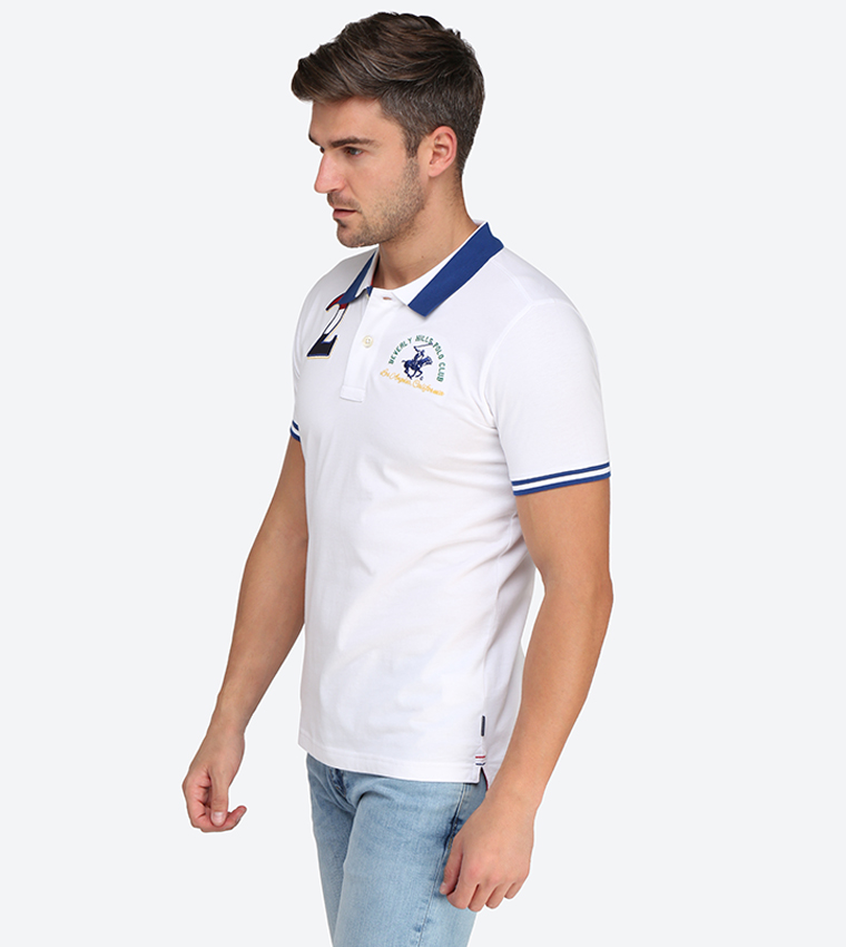 Buy Beverly Hills Polo Club Short Sleeve Classic Collar Polo Shirt