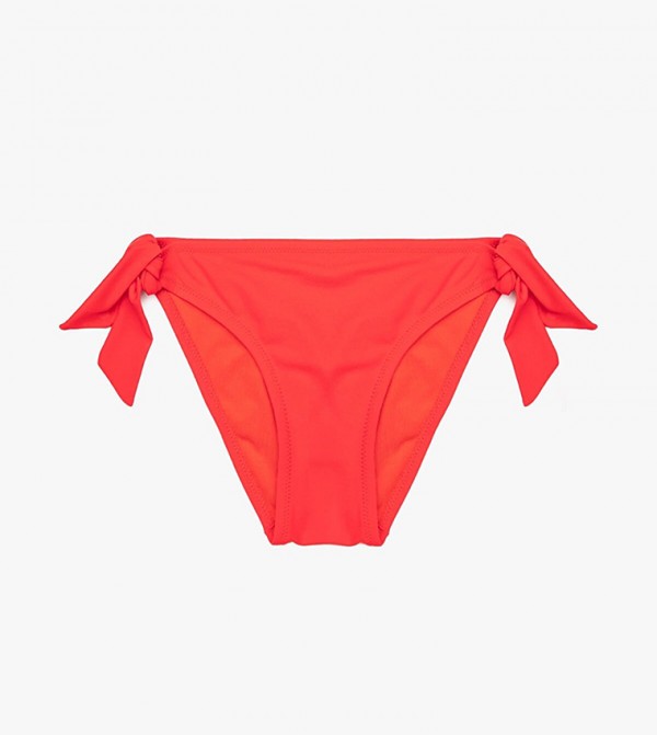 Buy Koton Side Tie Bikini Brief In Red Thstreet Uae