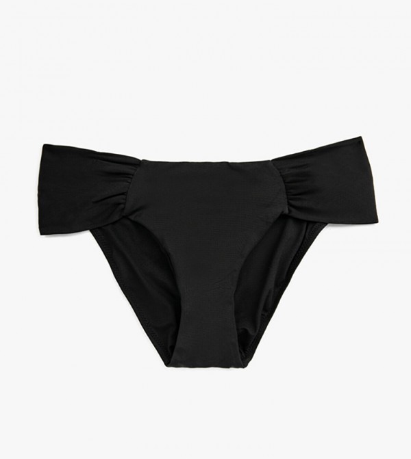 Buy Koton Basic Solid Bikini Brief In Black Thstreet Qatar