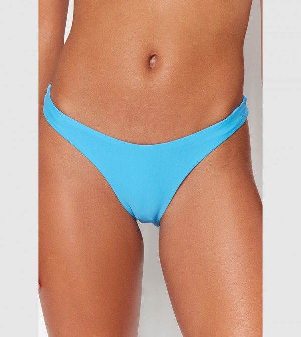 Buy Trendyol Solid Bikini Bottom In Brown 6thStreet UAE