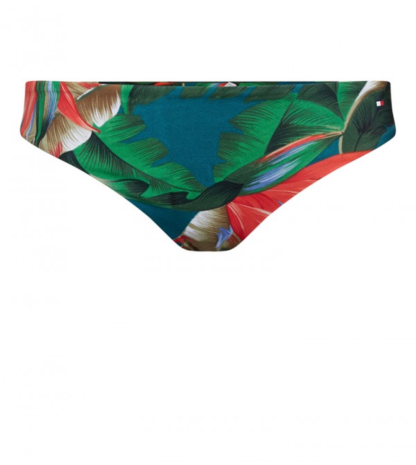 Buy Tommy Hilfiger Tropical Palm Print Bikini Bottoms In Multiple