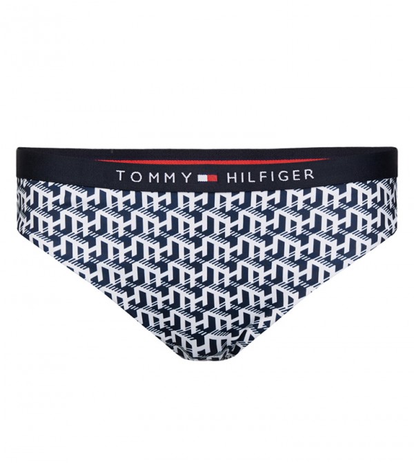 Buy Tommy Hilfiger Monogram Print Bikini Briefs In Black Thstreet Kuwait