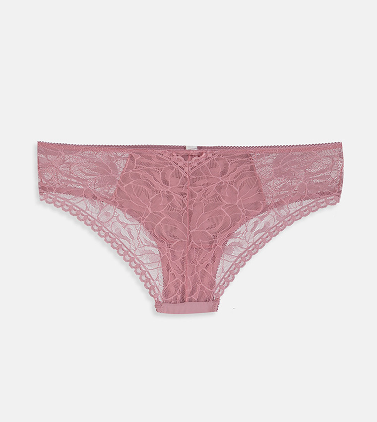 Buy LC Waikiki Standard Fit Bikini Lace Brief Light Rose In LIGHT ROSE