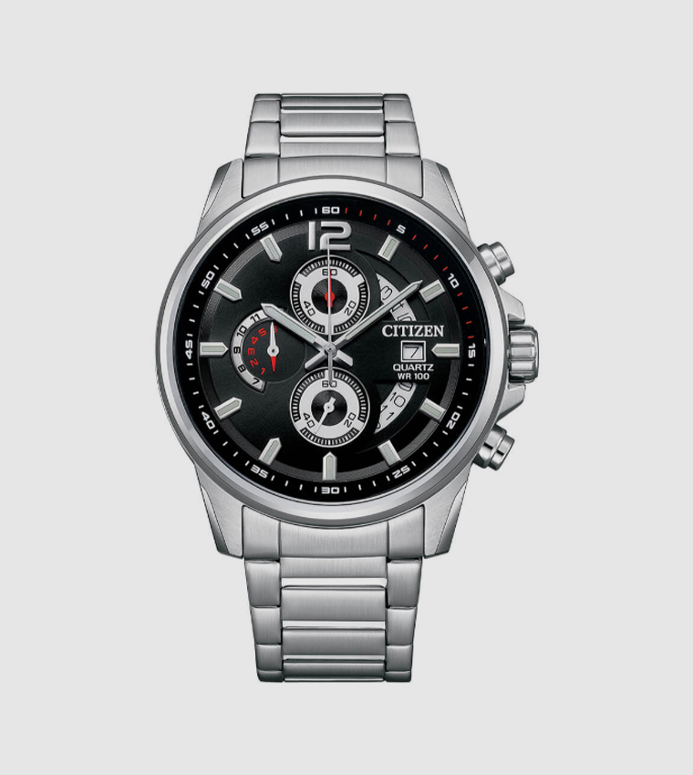 Buy Citizen Black Dial Quartz Chronograph Watch In Black 6thStreet UAE