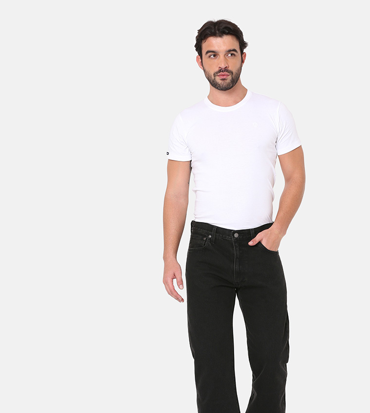 555™ Washed Straight Fit Jeans