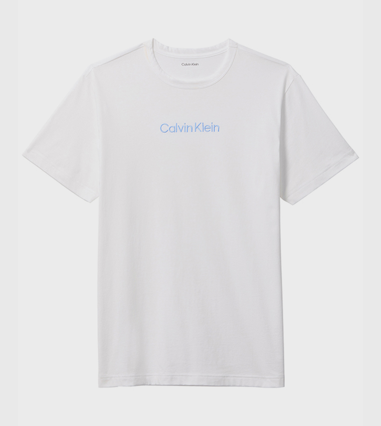 Logo Print Crew Neck Sleep Top