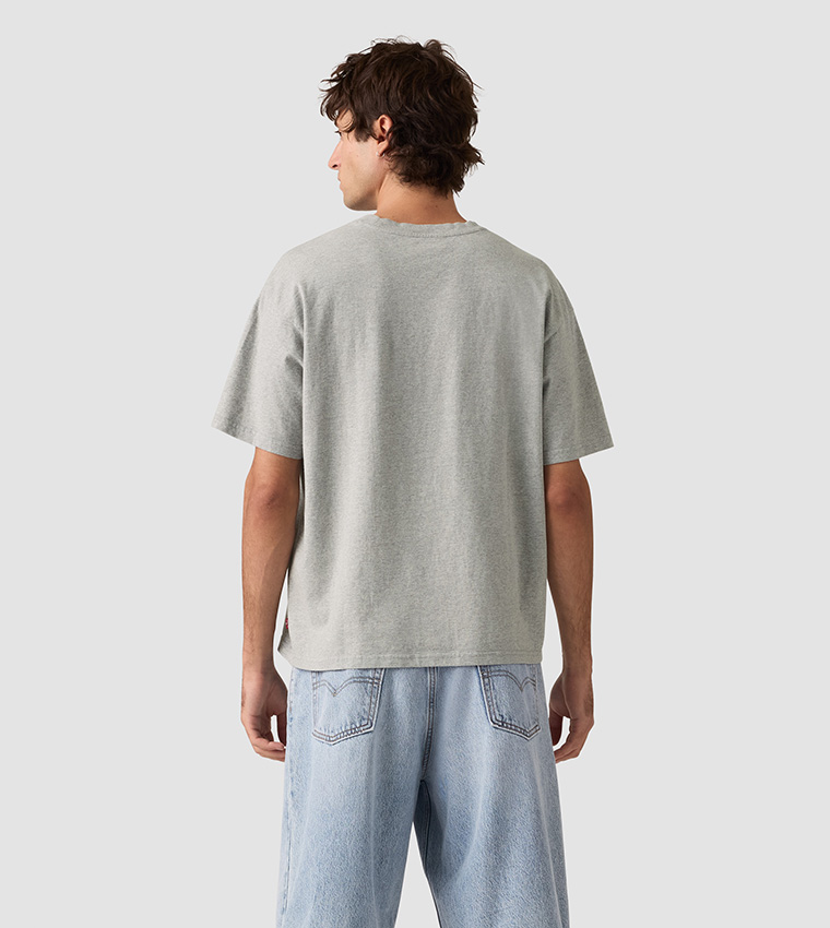 ليفايز  تيشيرتات بياقة دائرية  - رمادي Round Neck T-Shirts
