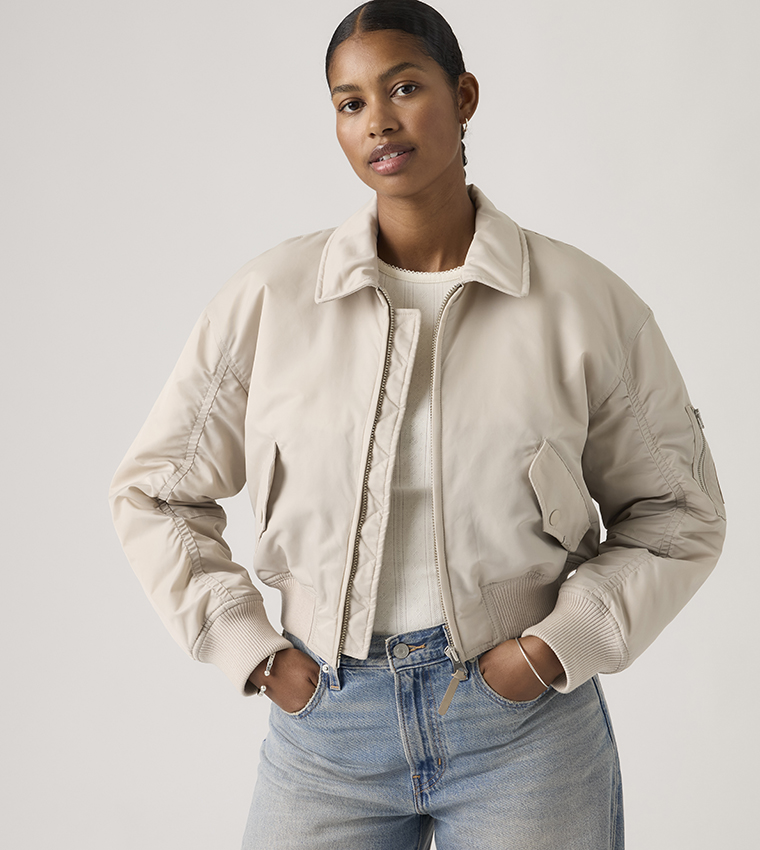 Levi's  Casual Jackets - Cream Casual Jackets