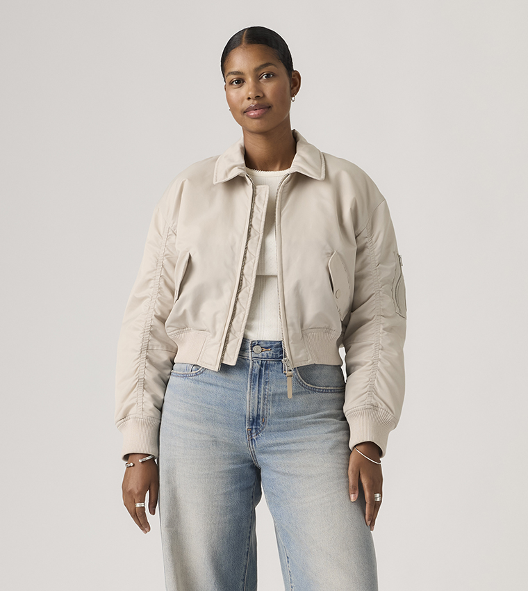 Levi's  Casual Jackets - Cream Casual Jackets