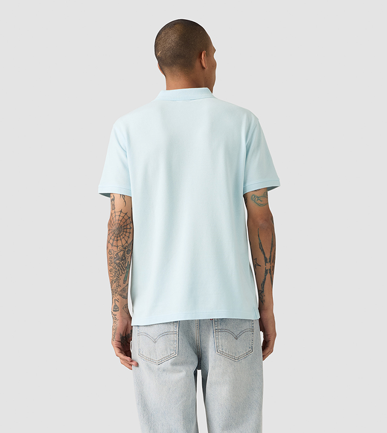 Logo Embroidered Short Sleeves Polo T-Shirt