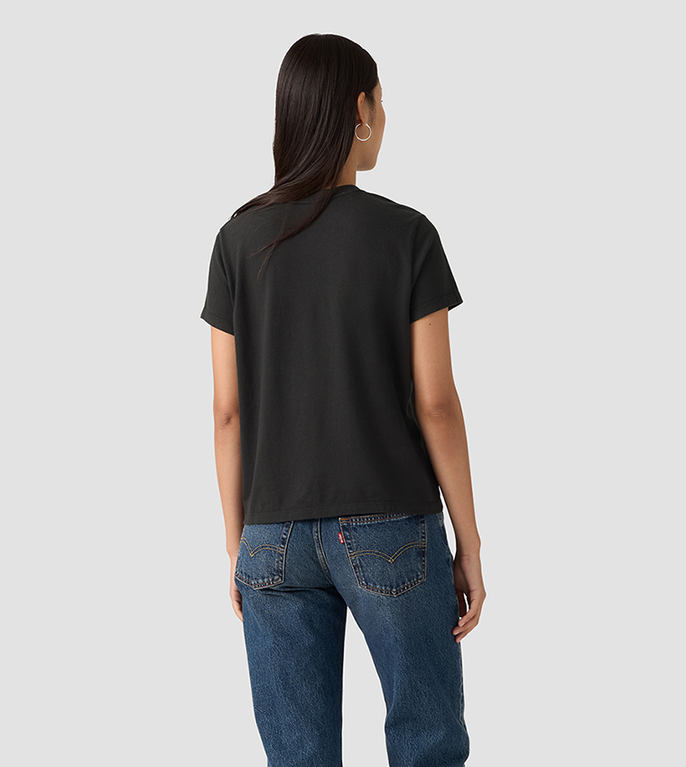 Logo Printed Crew Neck T-Shirt
