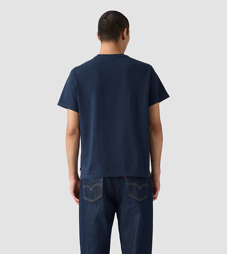 Solid Pocket Detail T-Shirt