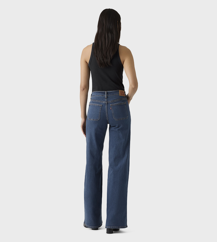 318 Seamed Wide Leg Jeans