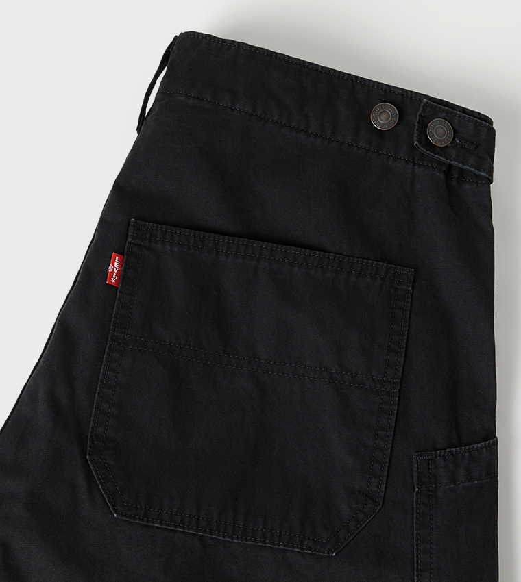 Solid Extra Baggy Cargo Pants