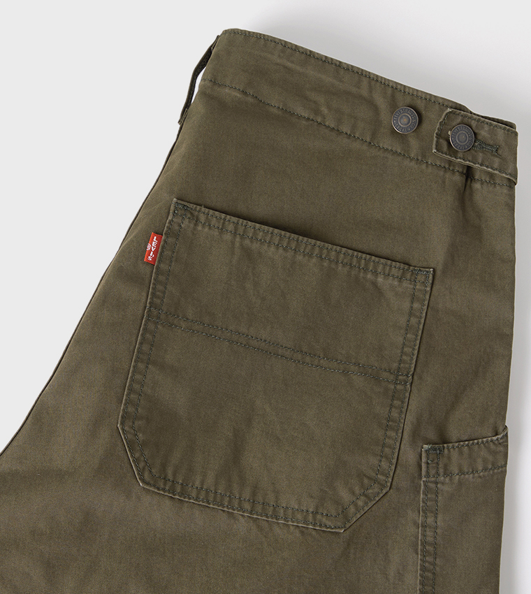 Solid Extra Baggy Cargo Pants