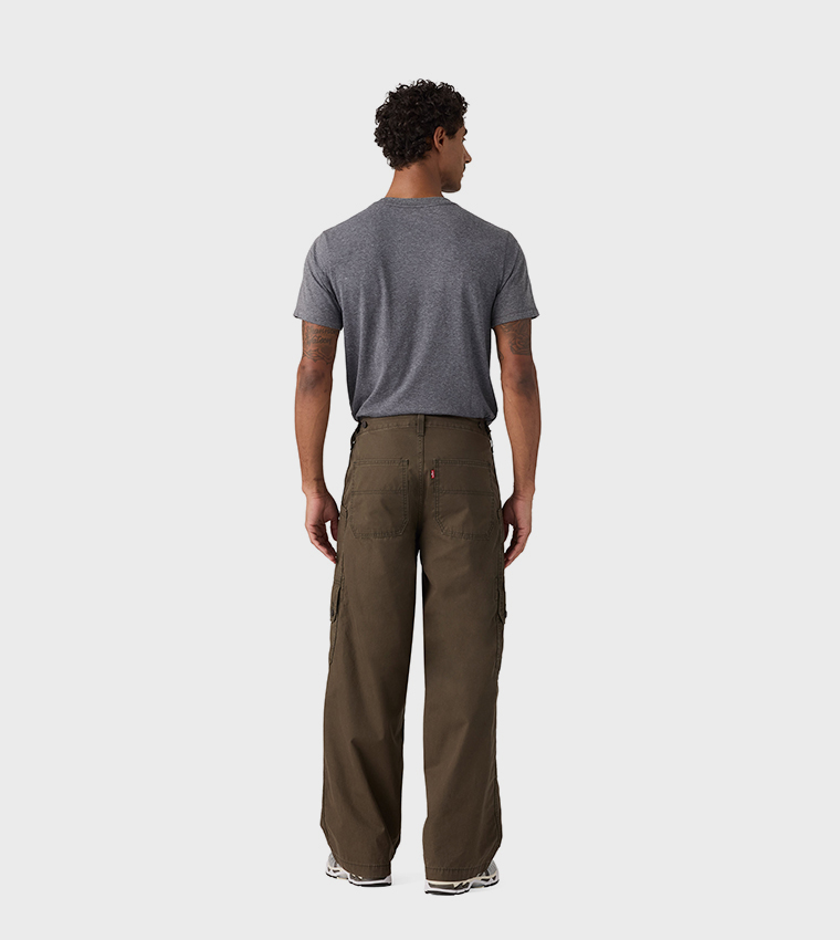 Solid Extra Baggy Cargo Pants