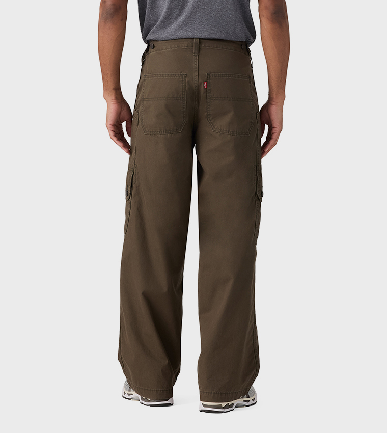 Solid Extra Baggy Cargo Pants