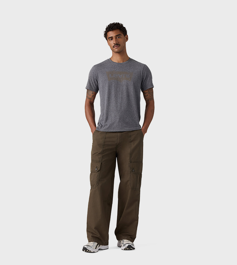 Solid Extra Baggy Cargo Pants