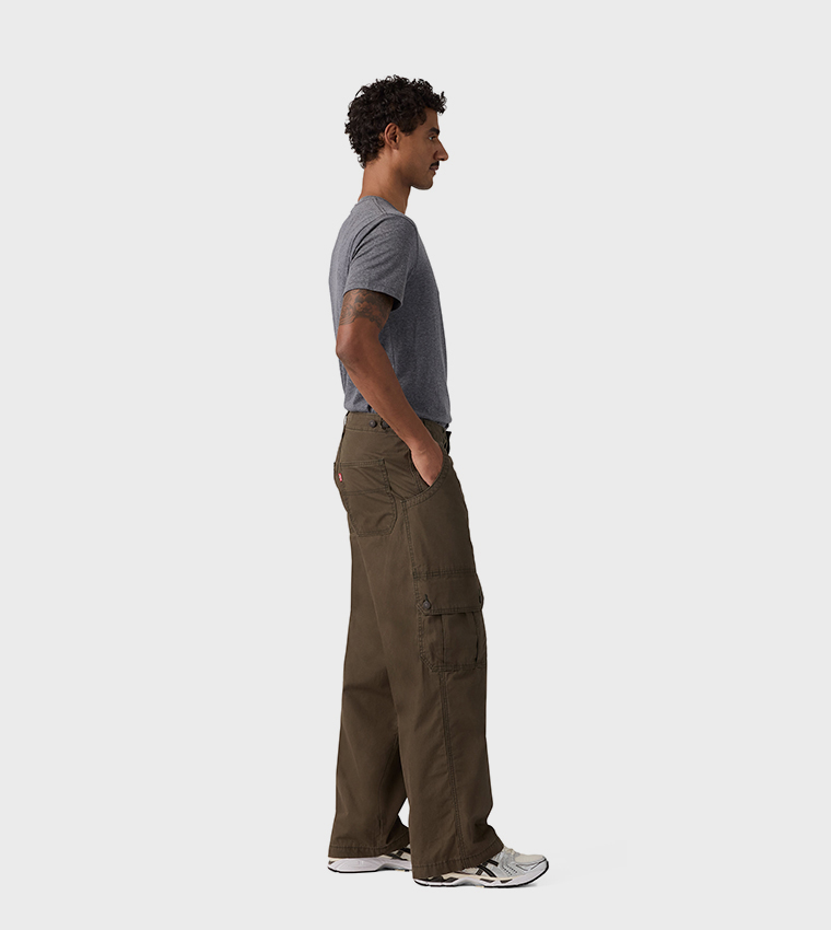 Solid Extra Baggy Cargo Pants
