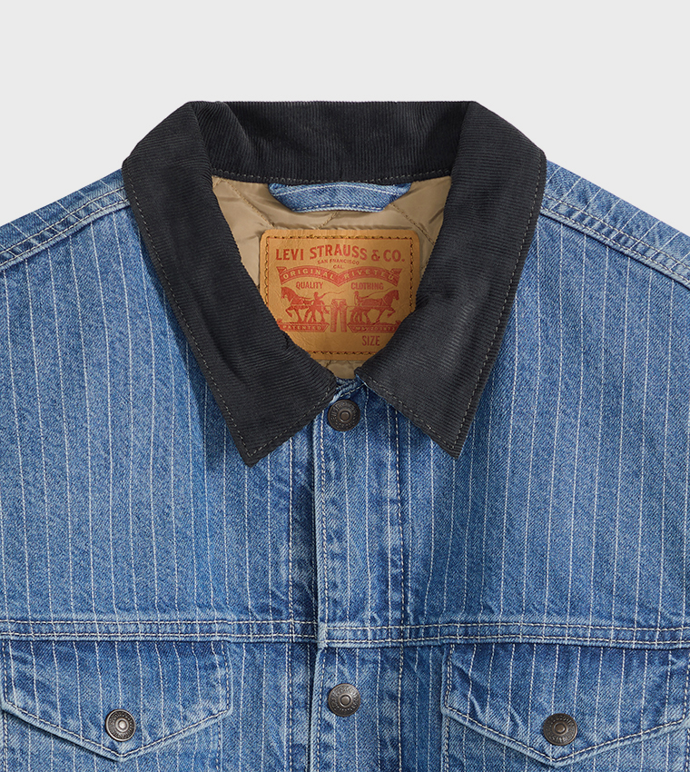 Washed Munroe Trucker Denim Jacket
