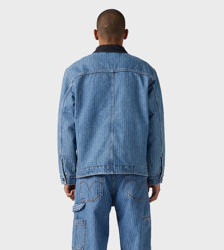 Washed Munroe Trucker Denim Jacket