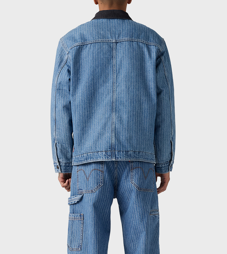 Washed Munroe Trucker Denim Jacket