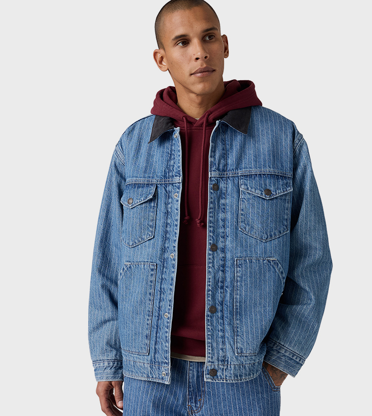 Washed Munroe Trucker Denim Jacket