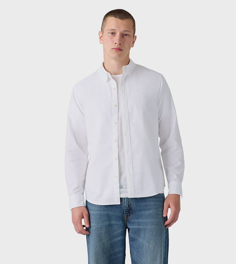 ليفايز  أكمام طويلة - أبيض Long Sleeves
