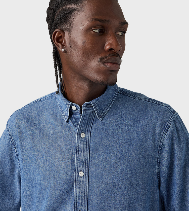 Solid Classic Relaxed Fit Shirt