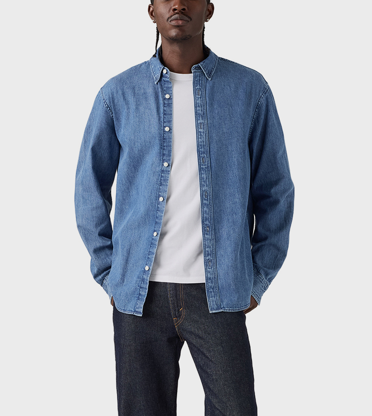 Solid Classic Relaxed Fit Shirt
