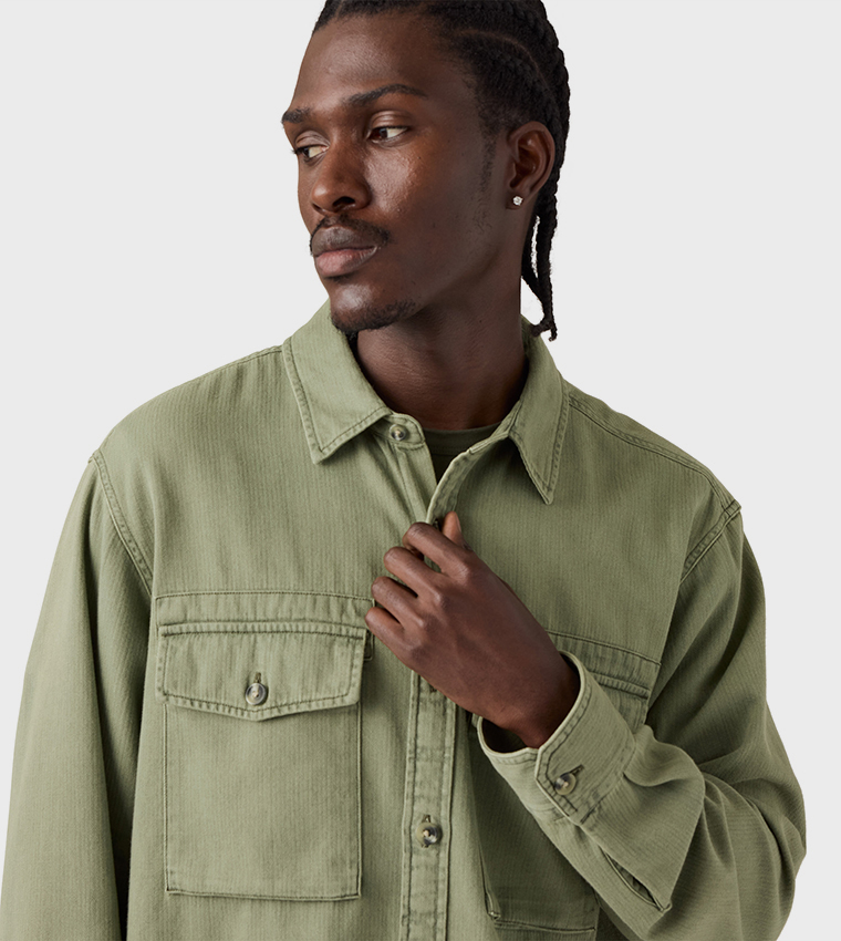 Solid Waller Relaxed Fit Shirt