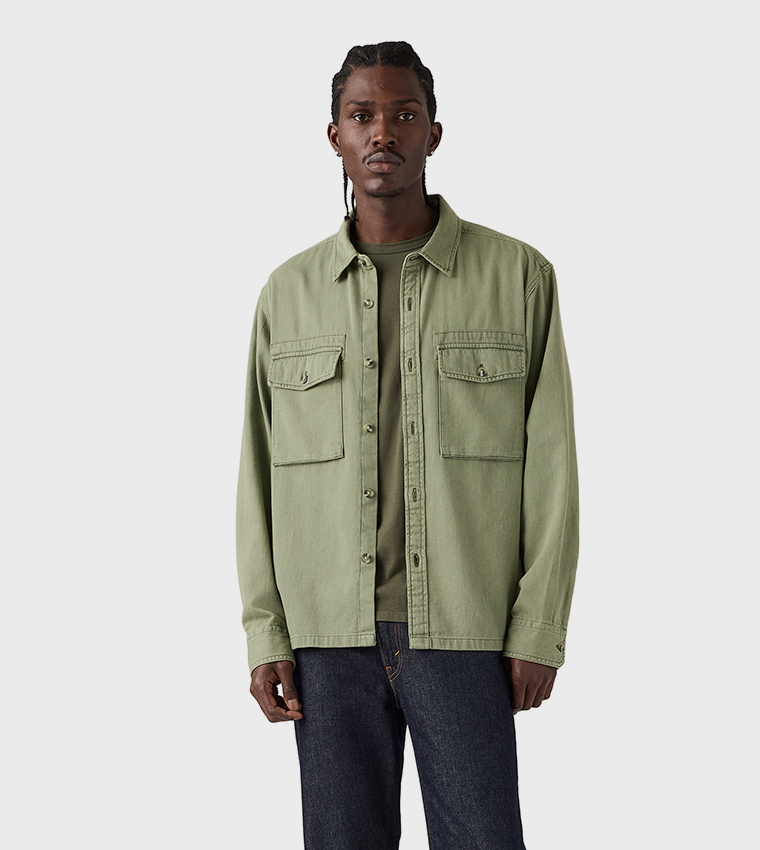 Solid Waller Relaxed Fit Shirt