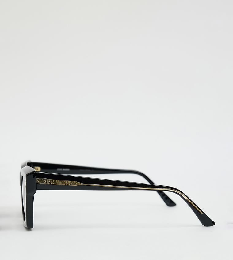 Steve Madden  Square Sunglasses - Black 