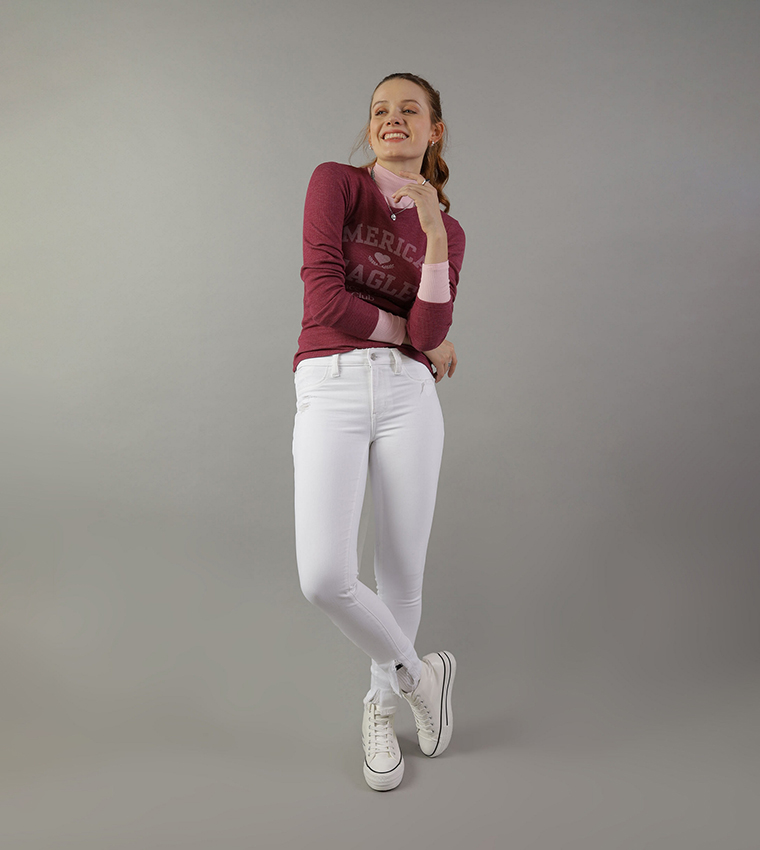 Textured Long Sleeves Top