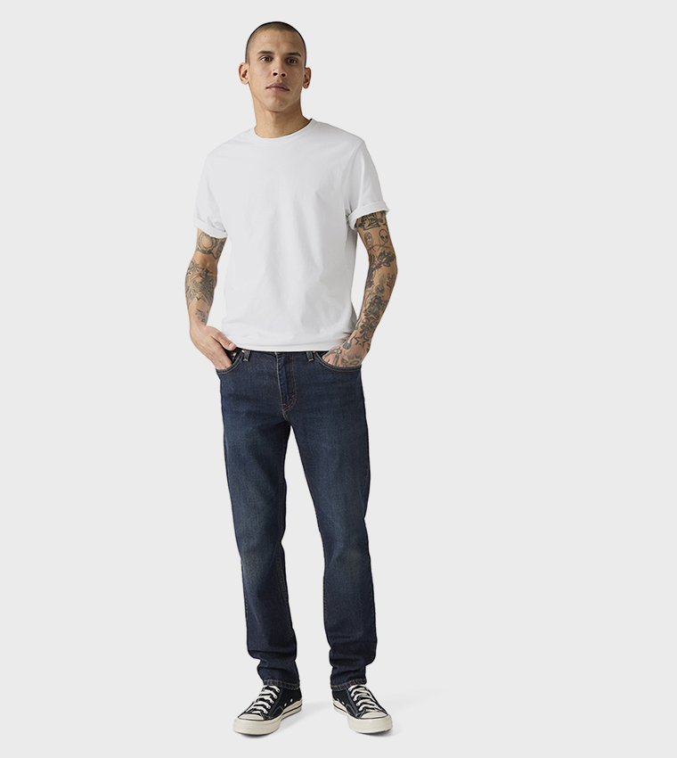 511™ Washed Mid Rise Slim Fit Jeans