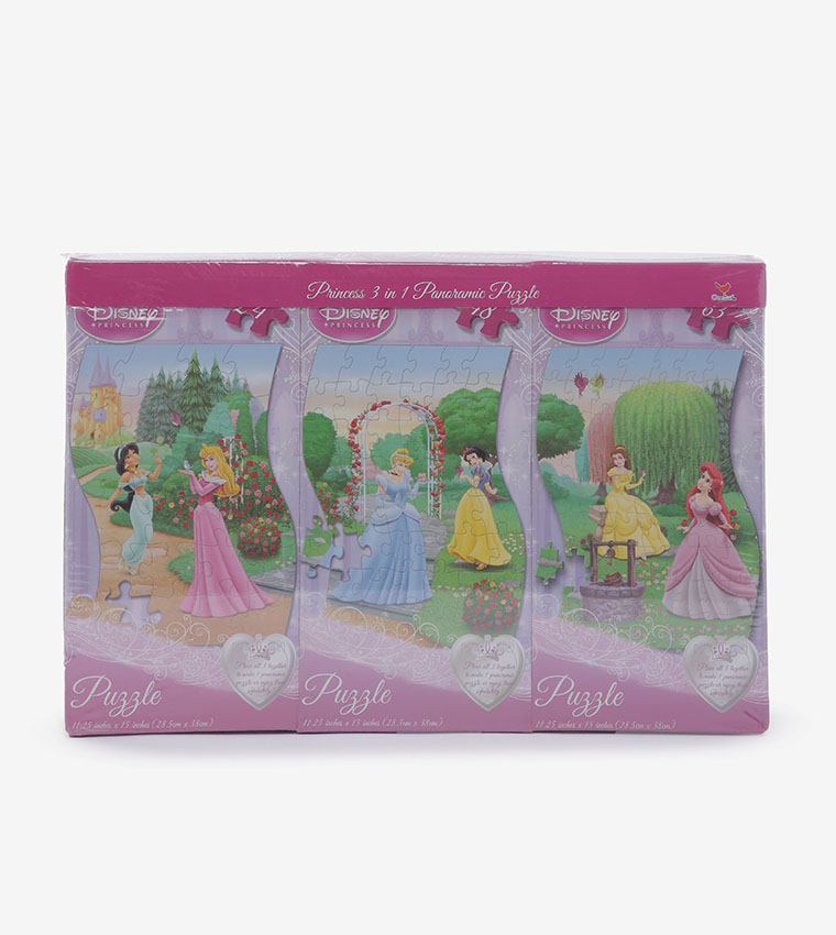 Disney 3 In 1 Panoramic Puzzle Set
