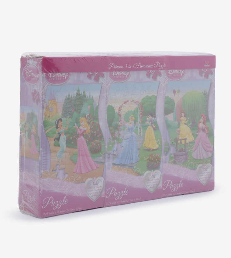 Disney 3 In 1 Panoramic Puzzle Set