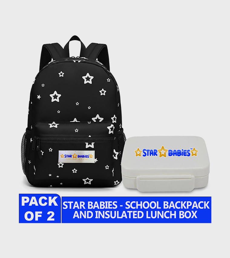 Star Babies  Backpack Set - White Backpack Set