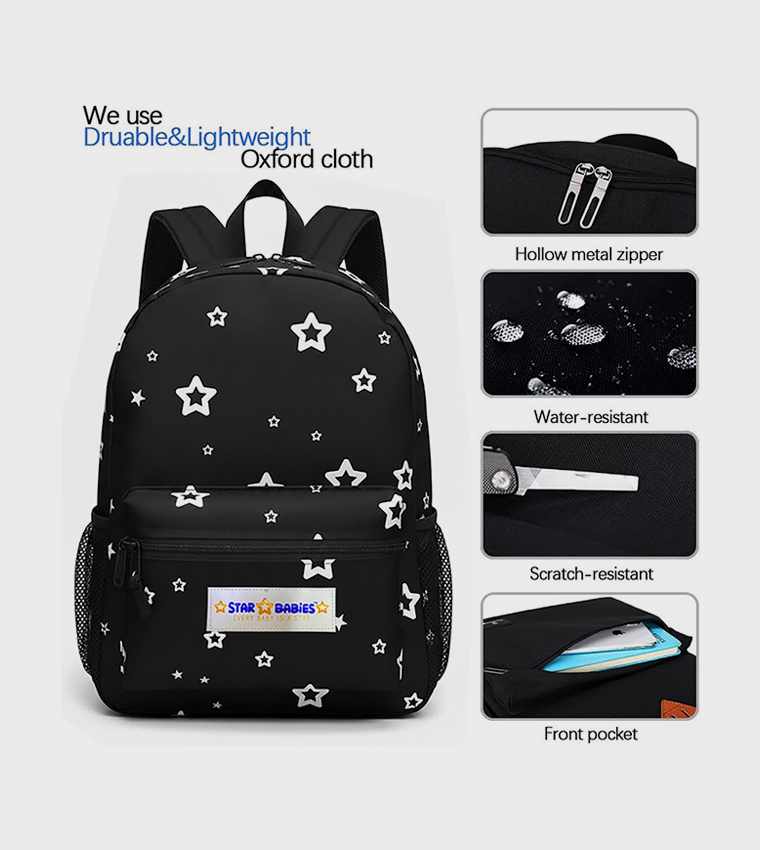 Star Babies  Backpack Set - White Backpack Set