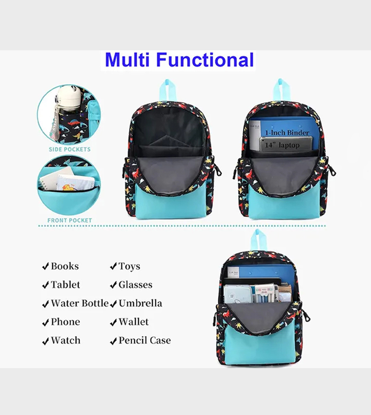 Lightweight School Backpack - Blue