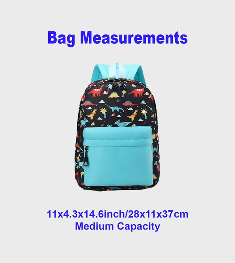 Lightweight School Backpack - Blue