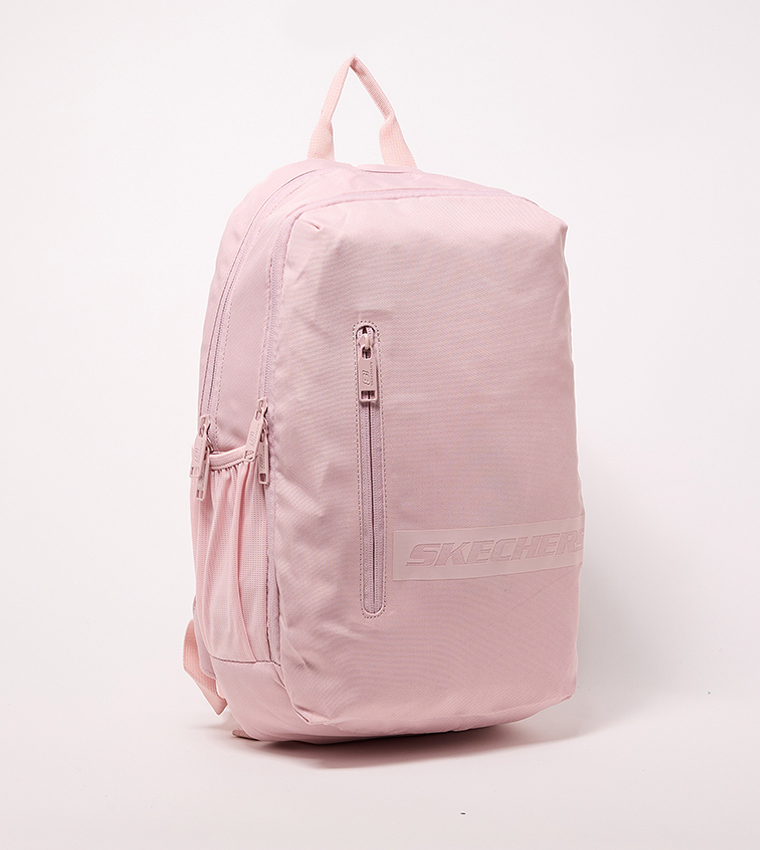 Logo Detail Zippered Backpack