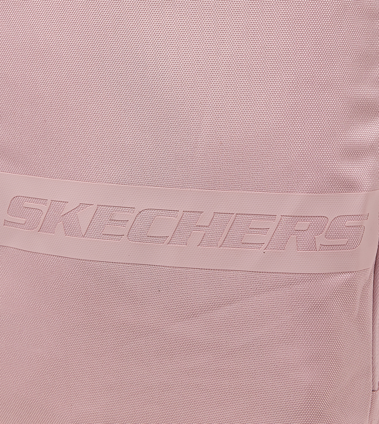 Logo Detail Zippered Backpack