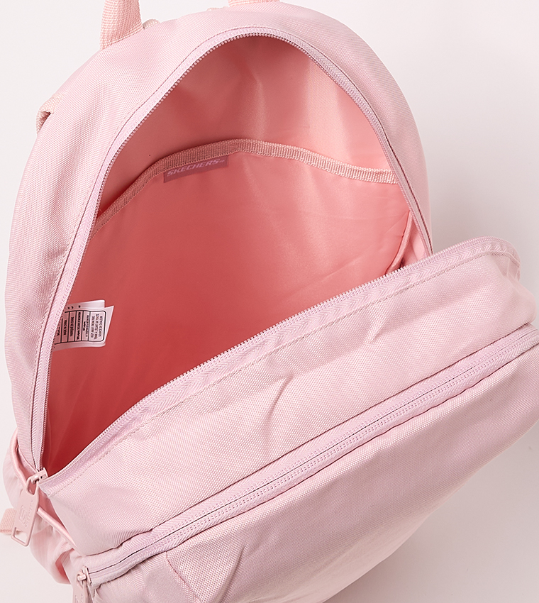 Logo Detail Zippered Backpack