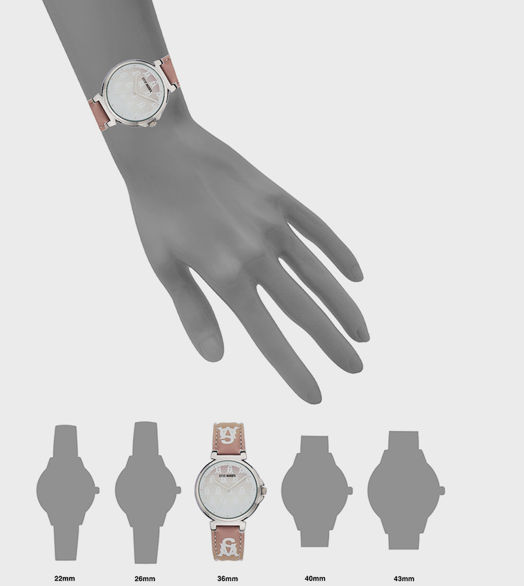 Ombre Strap PU Strap Analog Watch