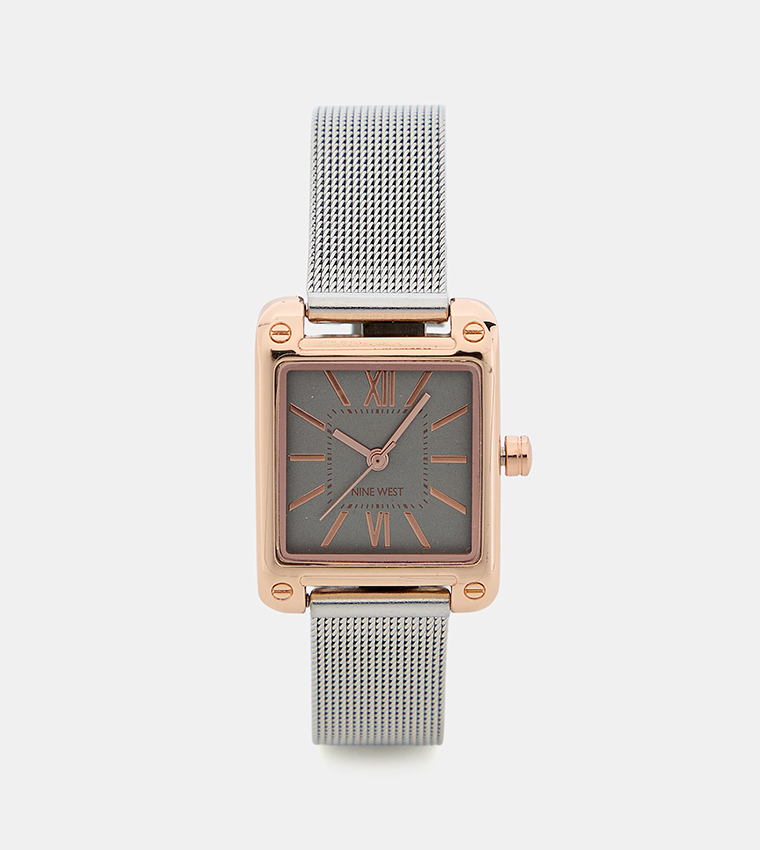 Grey Dial Analog Watch
